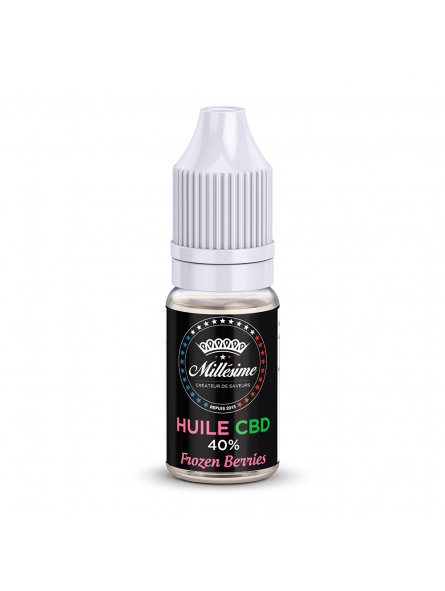 Huile MCT coco + 40% CBD Frozen berries Millésime 10ml