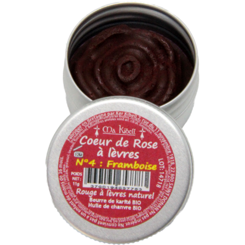 COEUR DE ROSE À LÈVRES N°4 FRAMBOISE