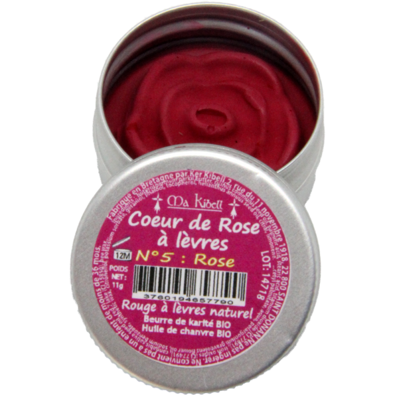 COEUR DE ROSE À LÈVRES N°5 ROSE